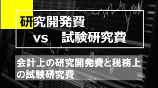 会計上の研究開発費と税務上の試験研究費
