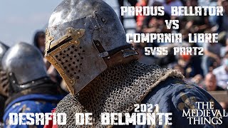 Combate Medieval Desafio De Belmonte 2021 Pardus Bellator Vs Compañia Libre Asalto 2