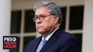 WATCH: Barr claims protests are being hijacked by 'instigators'