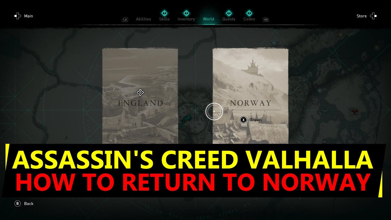 Assassin S Creed Valhalla ノルウェーに戻る方法