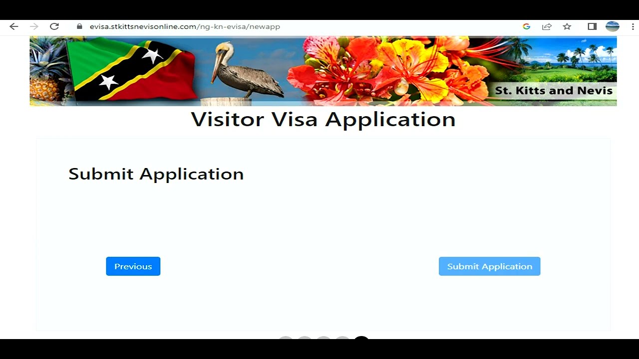 How To Apply St Kitts And Nevis Tourist Visa (eVisa) Online Step By