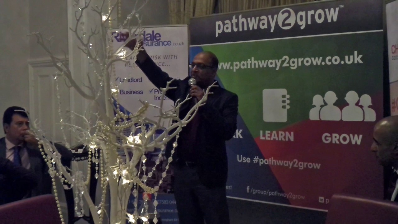 Naeem Arif  presentation "Pearls of Wisdom" at Chutney and Chat