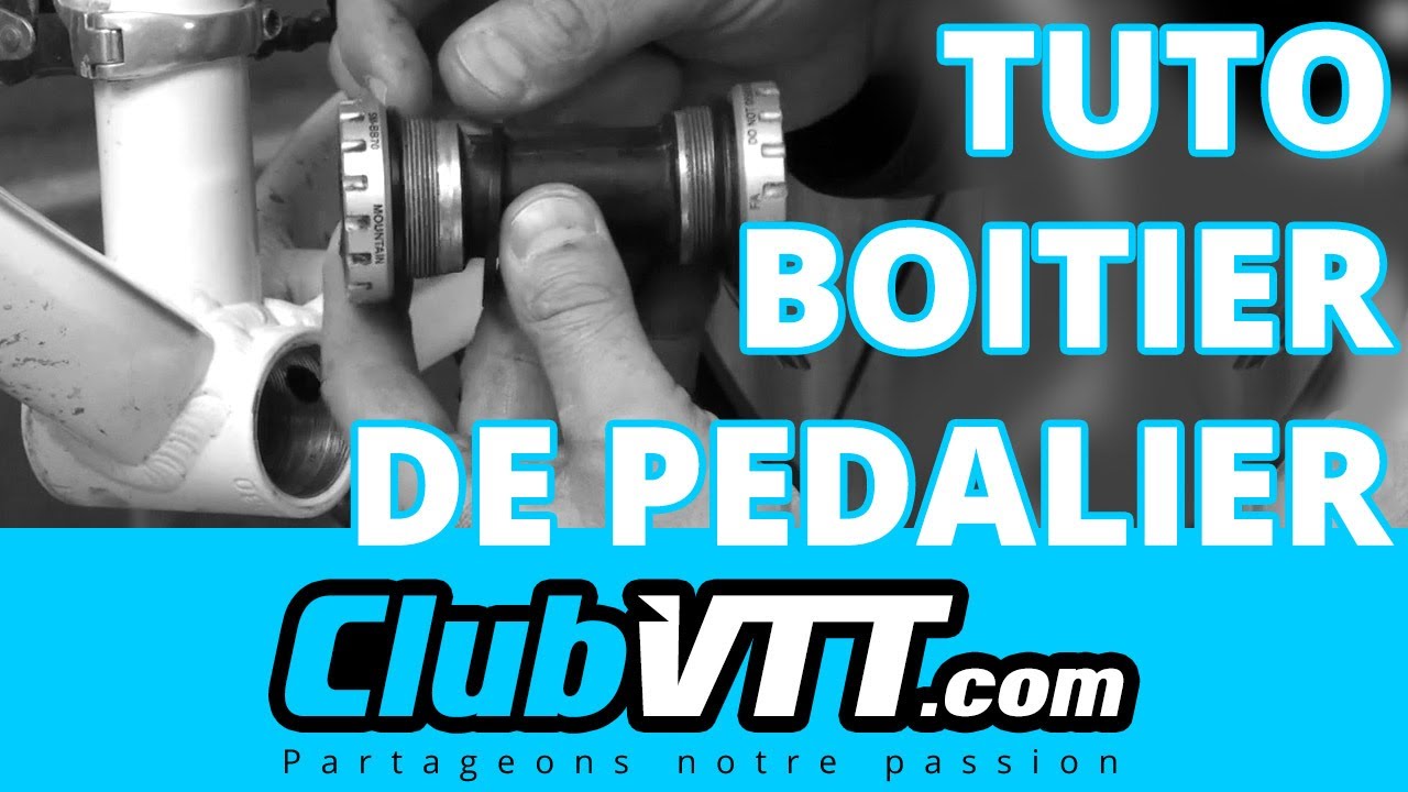 Montage boitier de pédalier SHIMANO HOLLOWTECH 2 - 002