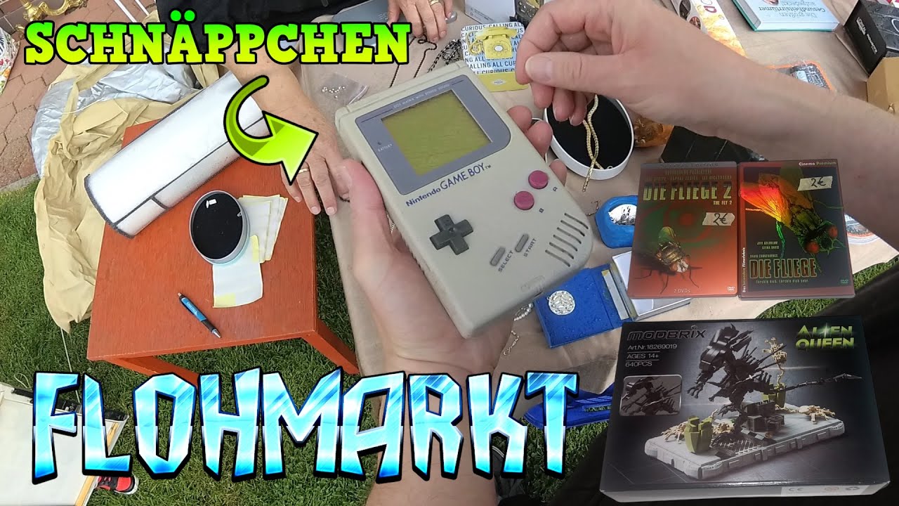 Retro Flohmarkt Action 🕹️ Dorftrödel: Ein wilder Gameboy erscheint & Mein größter Fund (ca. 2 Meter)