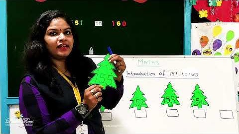 Introduction numbers from 151 160 | Maths | Little Bees International Play School