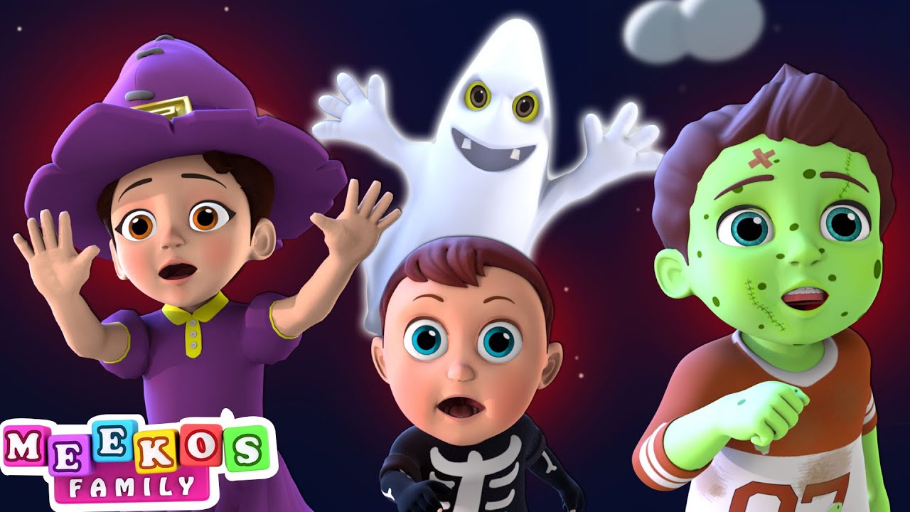 π Spooky Adventure in Haunted Townπ Halloween Songs For Kids | Meeko's Family π Spooky Adventure in Haunted Townπ Halloween Songs For Kids | Meeko's Family