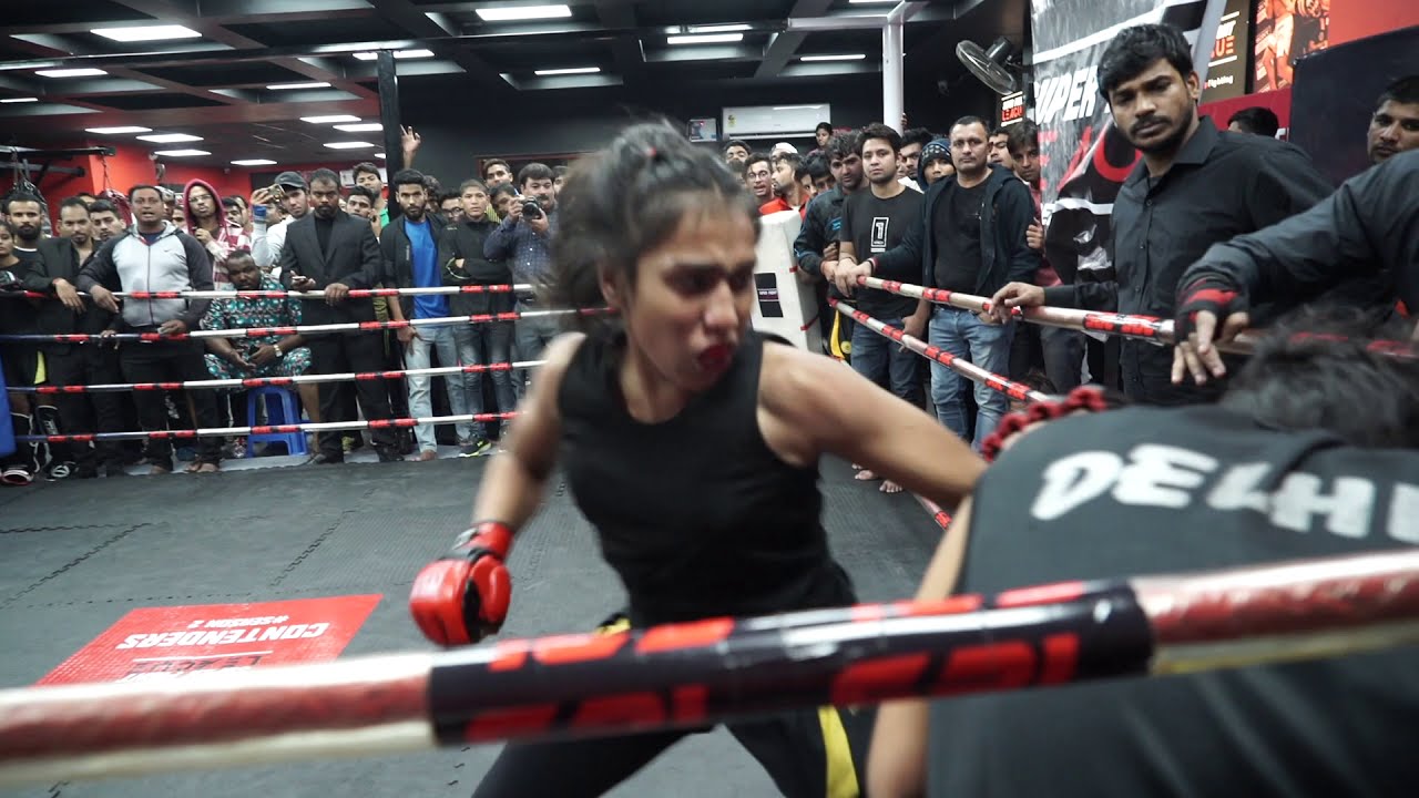 Indian MMA Fighter | SFL Trial Fight | Mehraz Khan | Women's MMA
