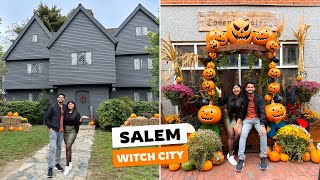 A Spooky Day in Salem | Halloween Vibes in the Witch City 🎃👻