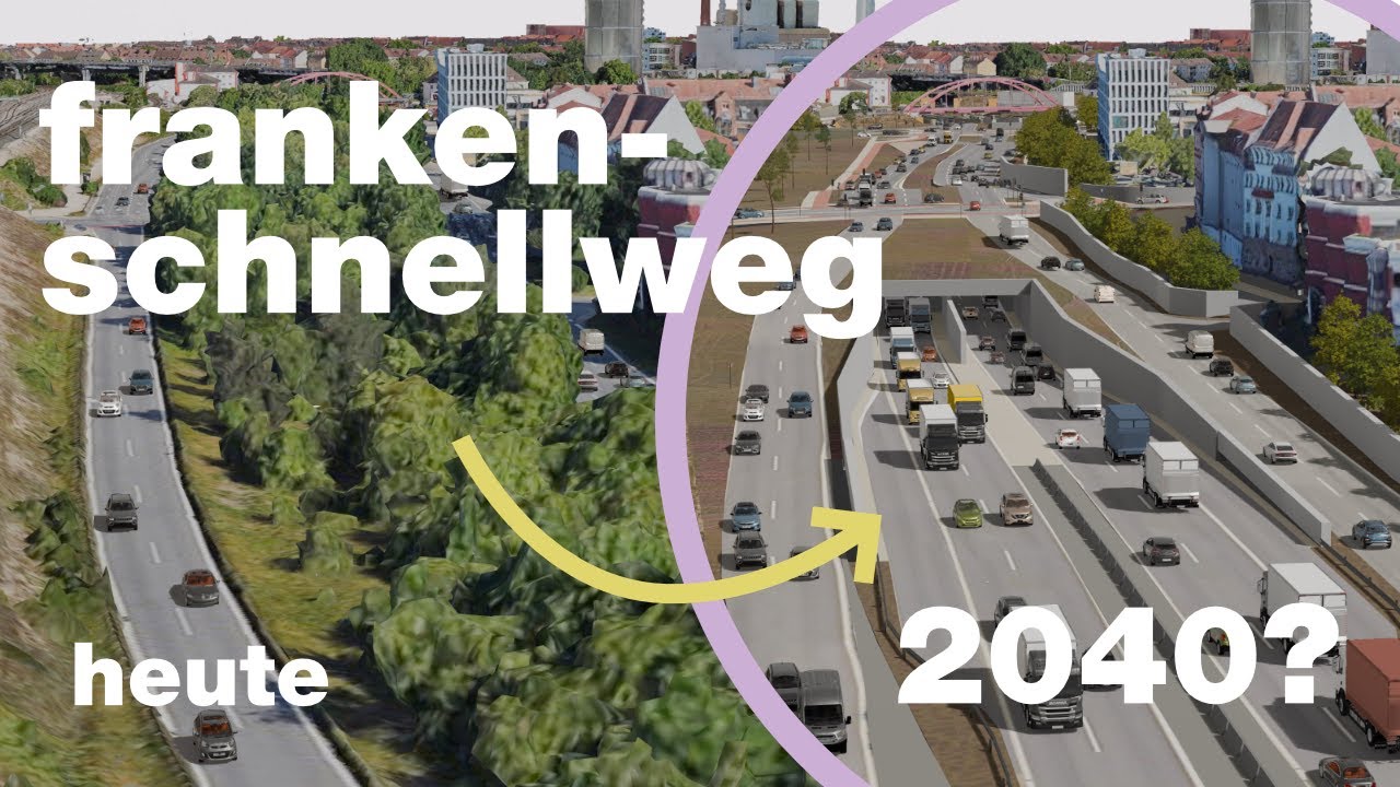 Ausbau Frankenschnellweg – das plant die Stadt! Mach dir dein eigenes Bild ...