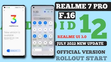 Realme 7 Pro Realme Ui 3.0 F.16 July New Update Rollout Start 🔥|Amazing Update|New Features