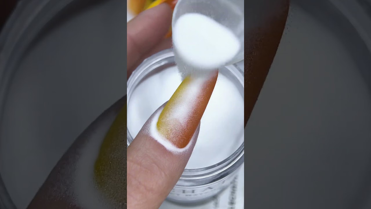 Ombré nails tutorial 🍊