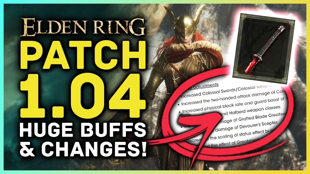 Elden Ring's 1.07 patch introduces PvP-only nerfs, buffs a whole bunch of  weapons