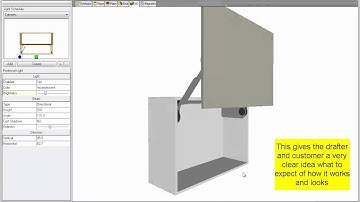 Blum Aventos HL in Cabinet Vision Solid from Solid Setup+