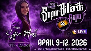 2026 32nd Annual Super Billiards Expo Round 3 - Sofia Mast vs. David Alcaide