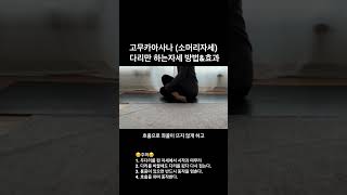 고무카 아사나 (소머리자세) 다리만 방법 & 효과 | 골반균형 | 좌골신경통 개선 | HER VLOG 요가라이프