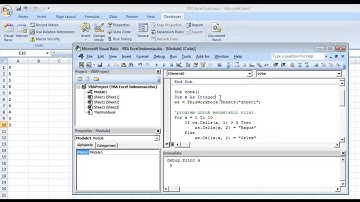 VBA Excel Dasar 13 - Penjelasan Deklarasi Dim dan Set