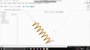 Creo 2.0 : Helical Sweep
