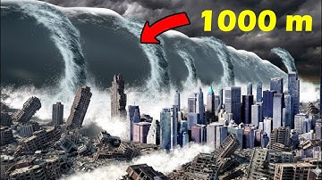 🌊 Insane Scale: Biggest Tsunamis EVER in History | 3D Size Comparison 🌊