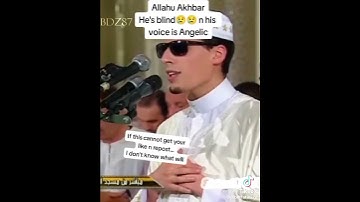 صوت ملائكي لشاب كفيف يقرا القران بتلاوة عطرة