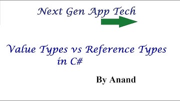 Part 5 - Value Type and Reference Type in C# ( Data Types in C#.net )
