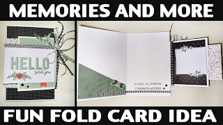 Stamping Jill - Memories &amp; More Fun Fold Card Idea