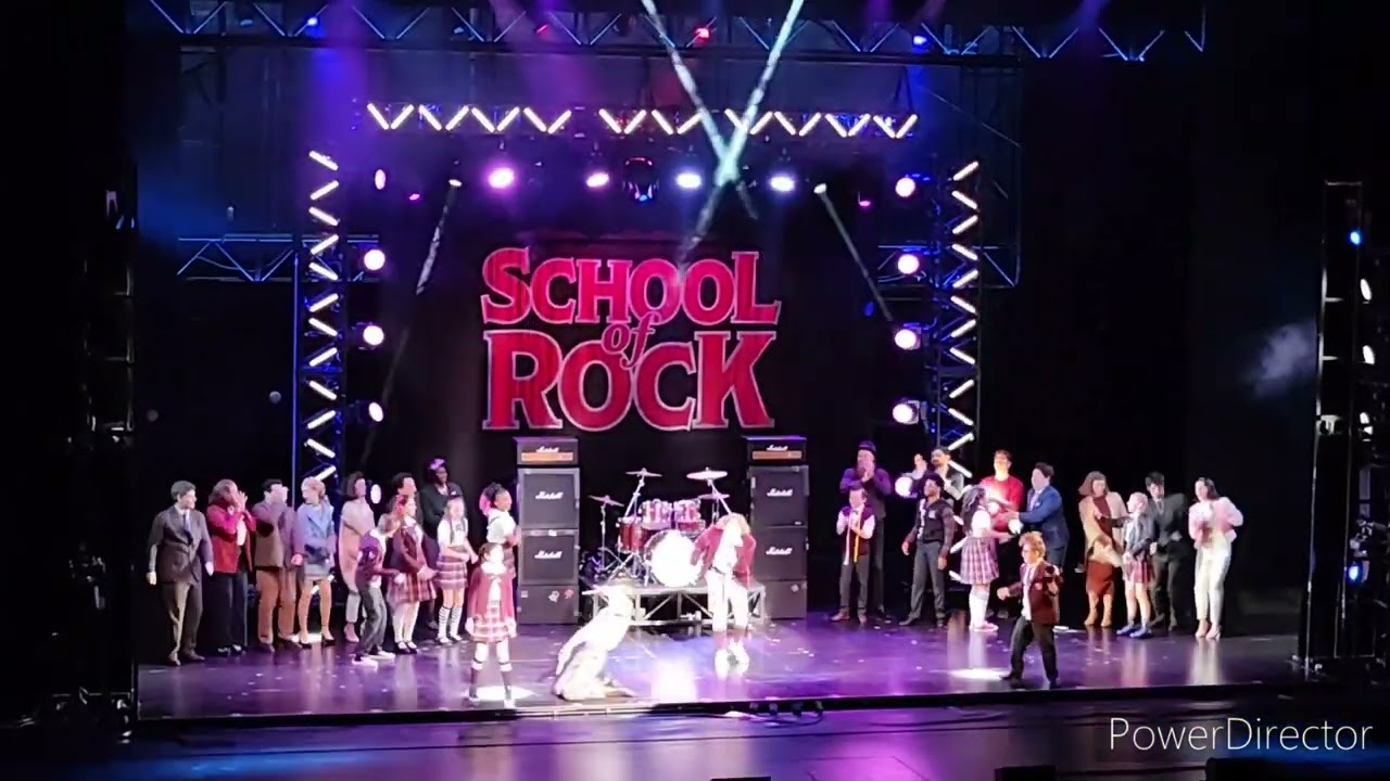 2024/09/22 18：00 搖滾教室 音樂劇 台北最終場 國家戲劇院  School of Rock curtain call in Taipei National Theater