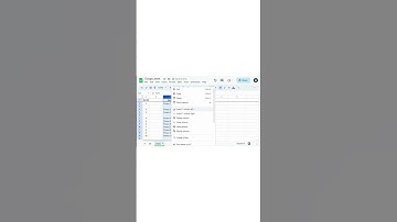 How to Insert Rows and Columns in Google Sheets #shorts #googlesheets
