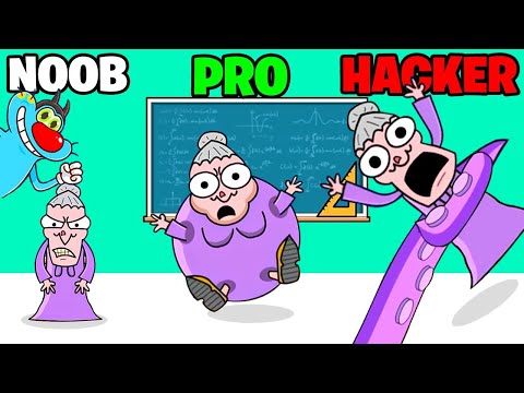 NOOB vs PRO vs HACKER | In Bash The Teacher | With Oggy And Jack | Rock Indian Gamer |