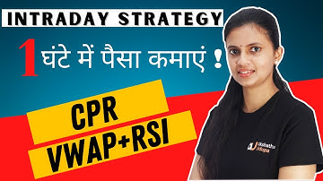 Intraday Trading Strategy with CPR Explained in HINDI | VWAP | RSI | Price Action