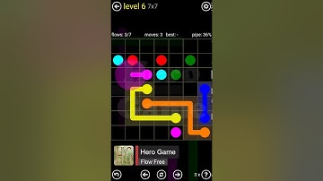 #FlowFree Regular Pack 7x7 level 6