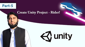 Unity 3D Part 05 - Create a new Unity Project - Rider in Urdu/Hindi