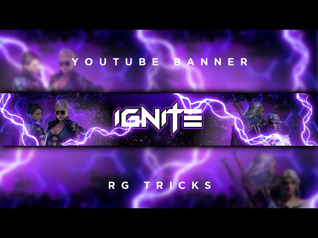 HOW TO MAKE GAMING  BANNER LIKE A PRO