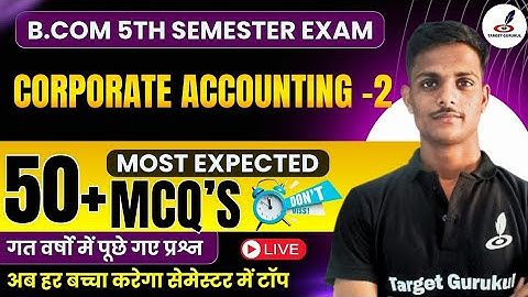 Most Expected MCQ