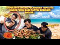 MBAH MENANGIS MELIHAT UDANG GORENG SAMBAL TERASI OLAHAN PINGGIR PANTAI BALI