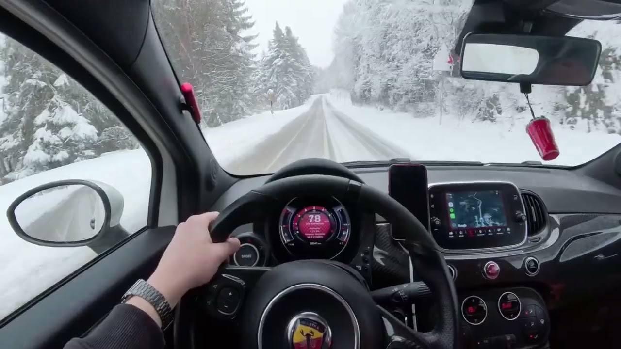 POV: Abarth 595 Competizione vs SNOW
