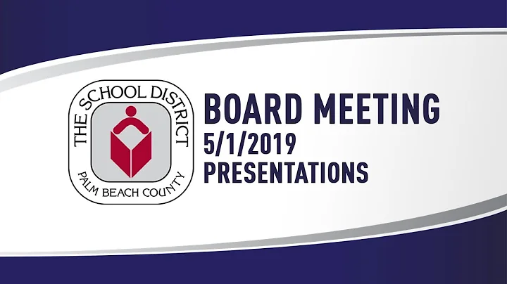 05.01.2019 Board Meeting Presentations