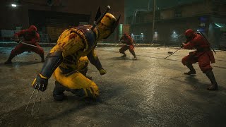 Wolverine vs Ninjas (The Hand) - Ruthless Stealth & Combat Kills - Marvel's Wolverine PS5