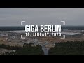 Happy New Year! - Tesla Giga Berlin -  January 10, 2021 - 4k drone footage