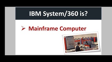 IBM system/360// mainframe computer #imnotebook