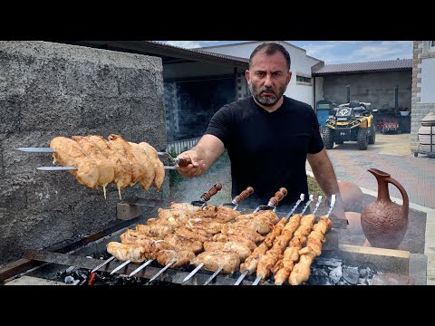 Video: Georgian Chicken Barbecue