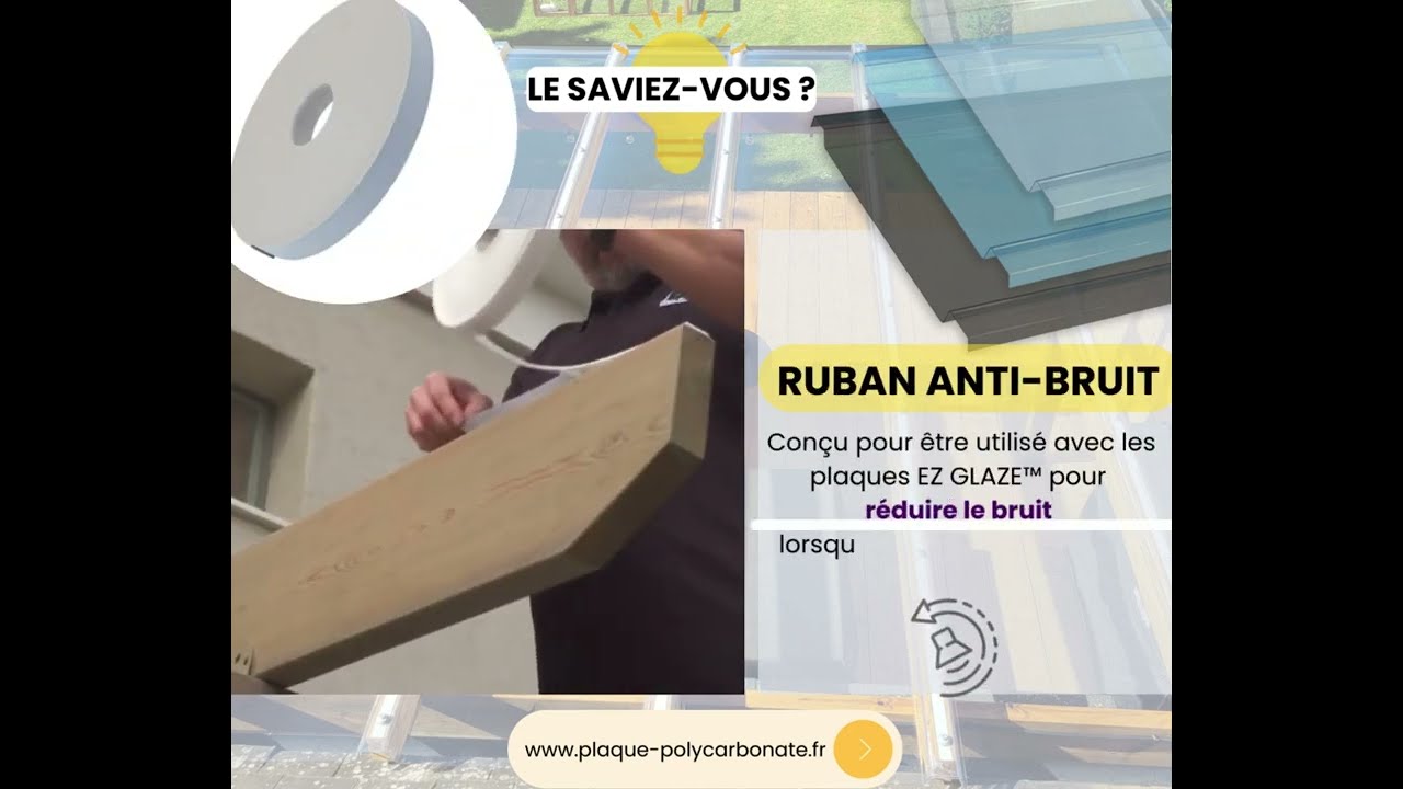 Ruban anti-Bruit Plaque-Polycarbonate.FR 