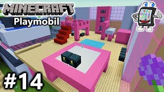 MINECRAFT Playmobil Lusxusvilla bauen #14 - HANNAHS KINDERZIMMER MIT PRINZESSINNEN BETT! Let's Build