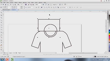 Tutorial Corel DRAW X7 Membuat Baju Untuk Pemula
