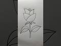 Easy🌹 flower 🌹 drawing #shots #pencilportrsit #drawing #artandcraft