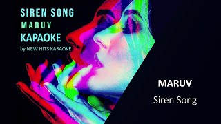 MARUV - Siren Song (КАРАОКЕ МИНУС, KARAOKE LYRICS)