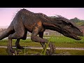 Indoraptor Vs Carnotakus Jurassic World Evolution Dinosaur Fight