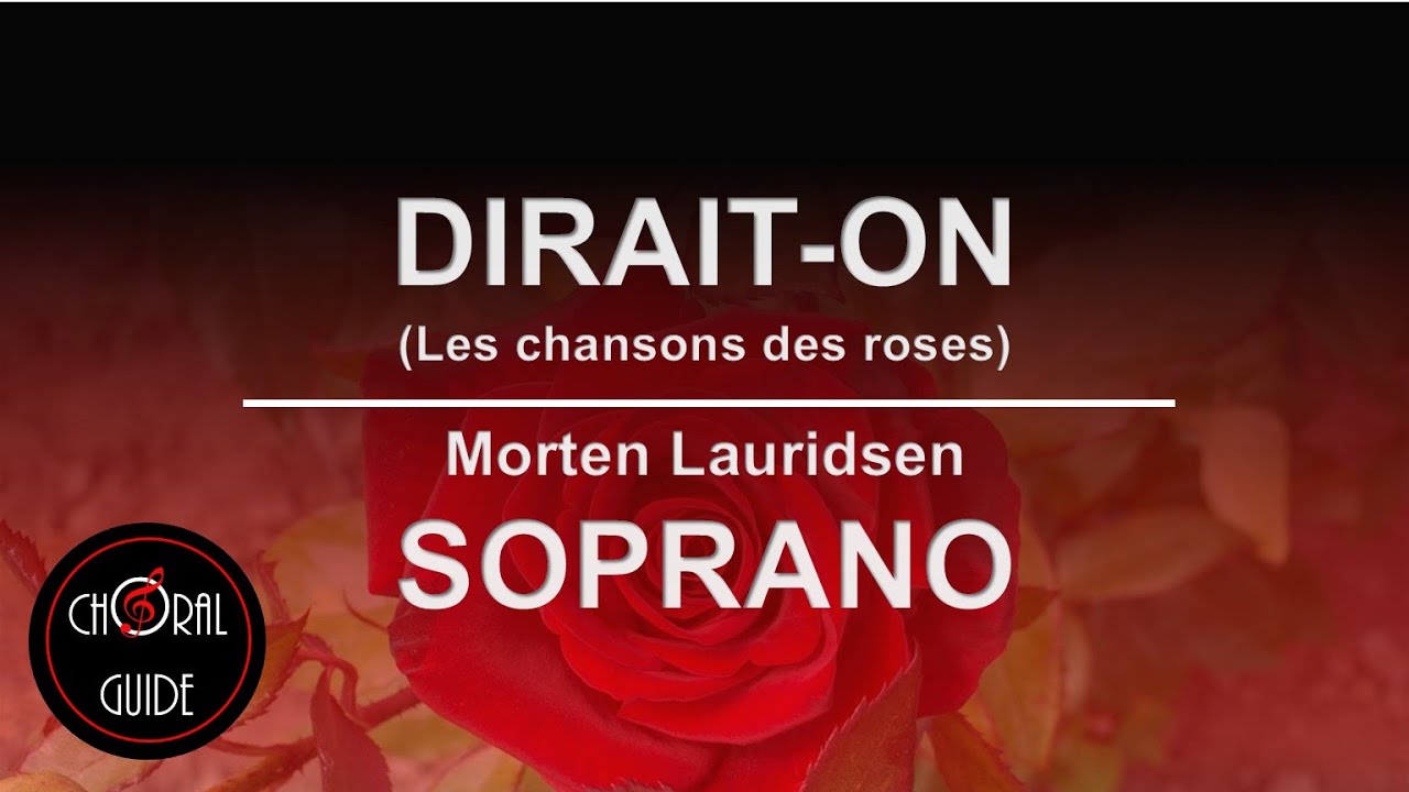 Dirait-on - SOPRANO | Morten Lauridsen
