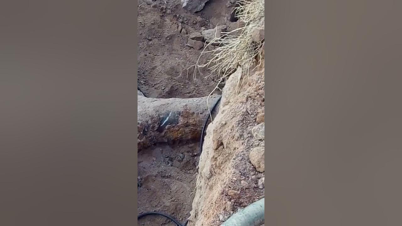 Pivot irrigation main rusted pipe leaking YouTube