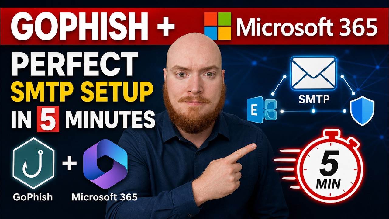 GoPhish + Microsoft 365: SMTP Setup video thumbnail