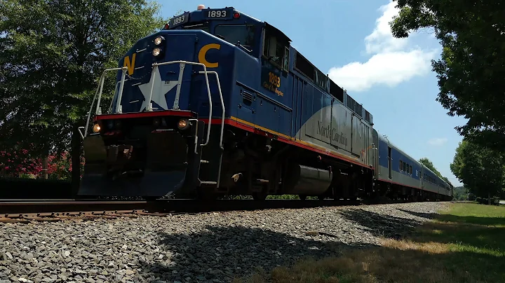 Amtrak 80 Carolinian | 75 & 74 Piedmont | 4K | Lis...